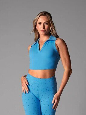 TAVI Polo Tank Lagoon Blue – NWT
